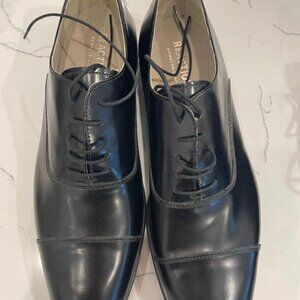 Kenneth Cole men's dress shoes black size 11.5 medium leather NEW